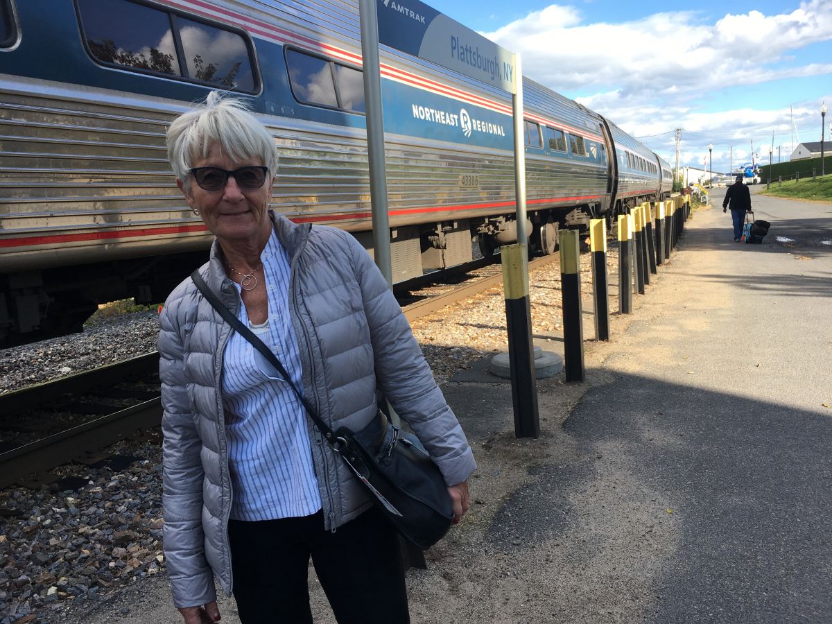 Med Amtrak på vej mod Montreal
